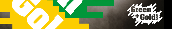 Green & Gold Events Identity and Posters